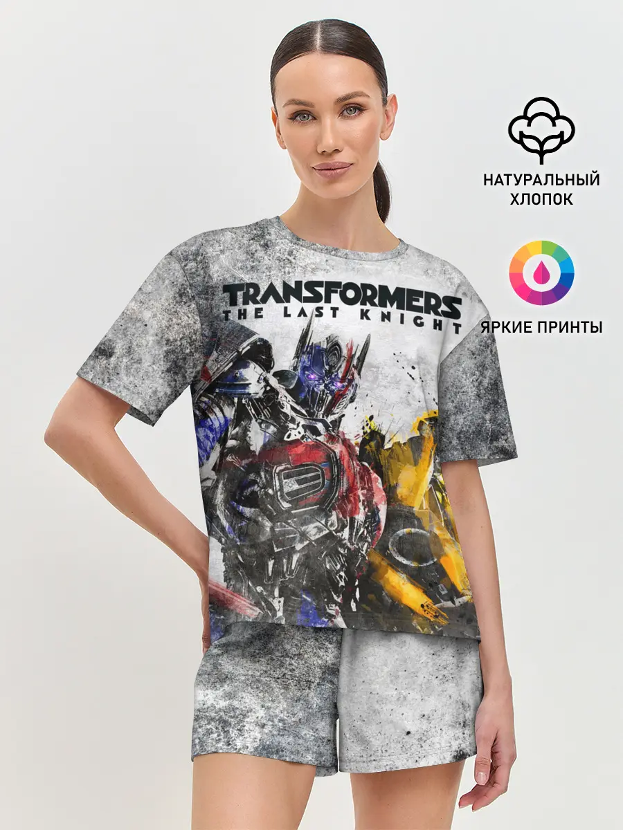 Женская пижама с шортами / Оптимус и Бамблби