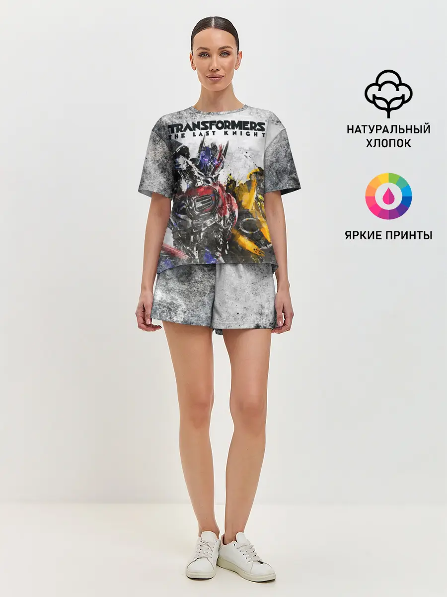 Женская пижама с шортами / Оптимус и Бамблби