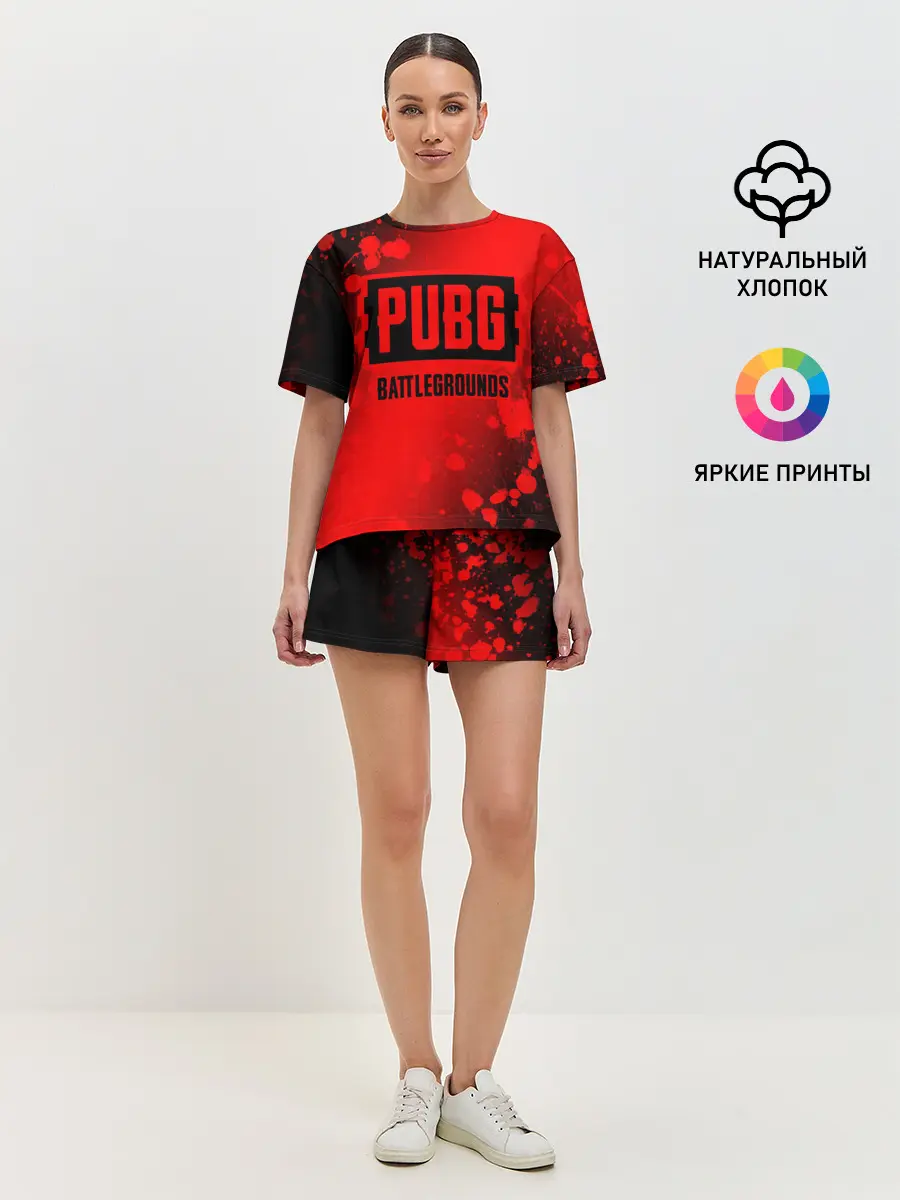 Женская пижама с шортами / ПАБГ: Батлграунд - Брызги