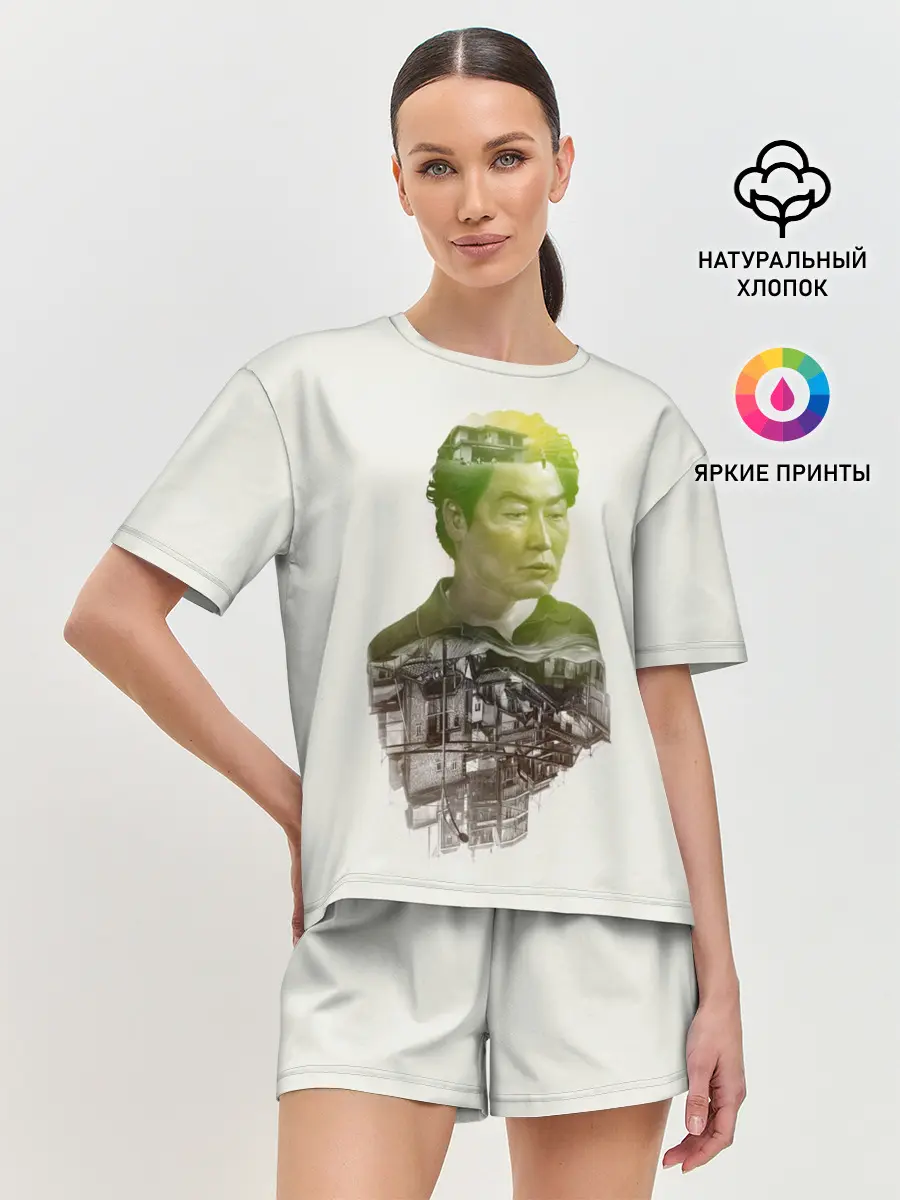 Женская пижама с шортами / Паразиты Фильм Parasite