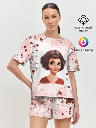 Женская пижама с шортами / Амели | Amelie