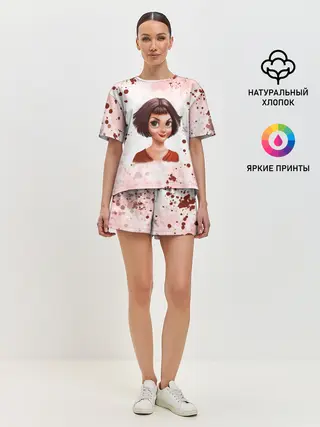 Женская пижама с шортами / Амели | Amelie