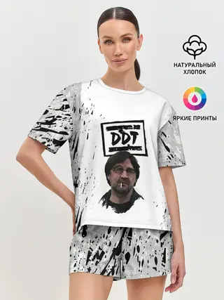 Женская пижама с шортами / Юрий Шевчук | ДДТ