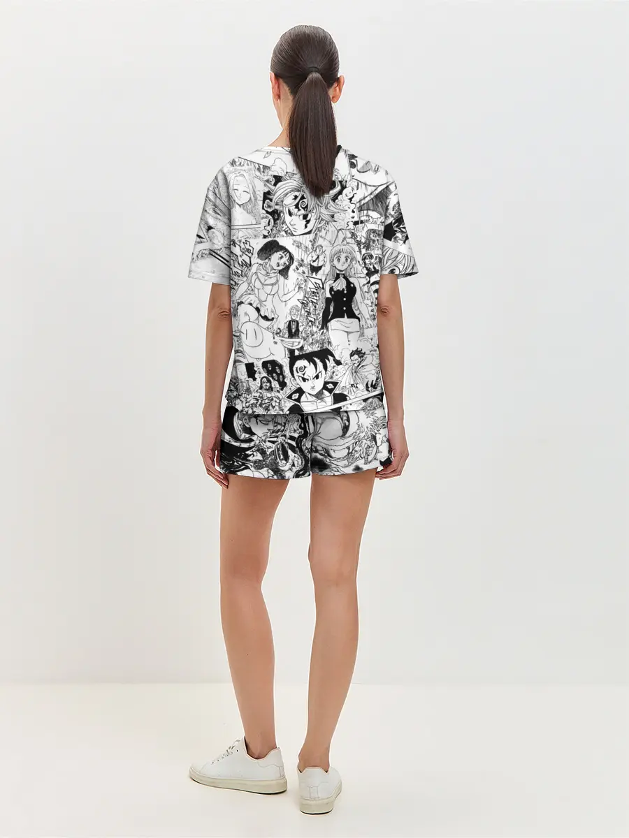 Женская пижама с шортами / Семь смертных грехов, манга