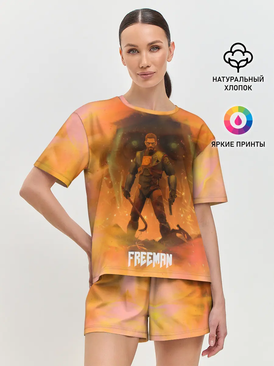 Женская пижама с шортами / FREEMAN | GMAN | HALF-LIFE