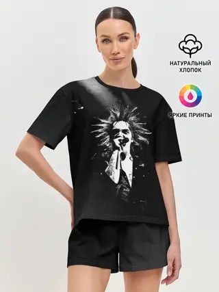 Женская пижама с шортами / Горшок на концерте