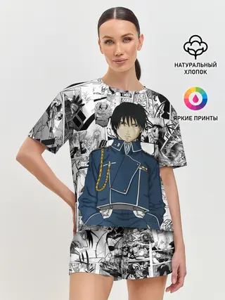 Женская пижама с шортами / Полковник Мустанг