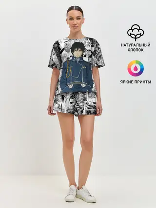 Женская пижама с шортами / Полковник Мустанг