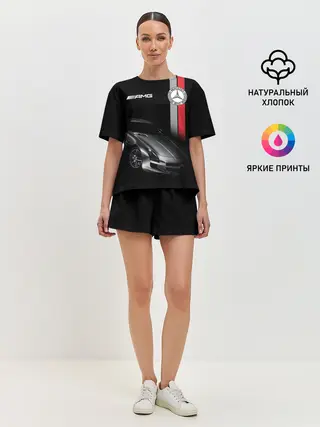 Женская пижама с шортами / MERCEDES BENZ AMG