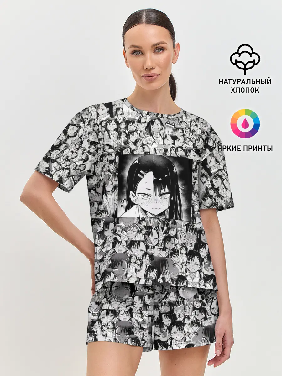 Женская пижама с шортами / Нагаторо | Nagatoro