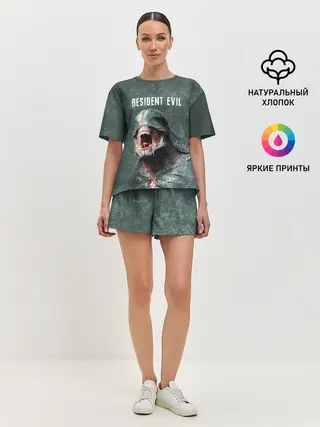 Женская пижама с шортами / RESIDENT EVIL 2 | РЕЗИДЕНТ ЕВИЛ