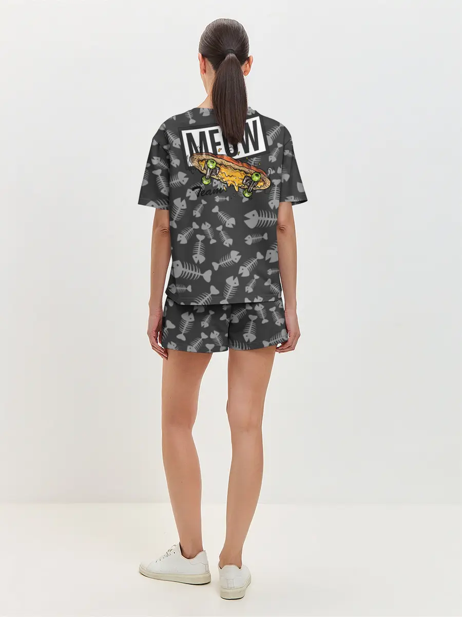 Женская пижама с шортами / SK8CAT