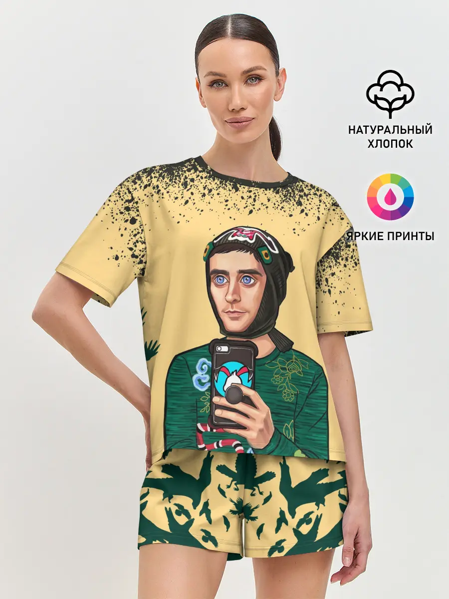 Женская пижама с шортами / Джаред Лето | Jared Leto