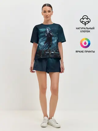 Женская пижама с шортами / Горшок восставшие мертвецы | Король и Шут