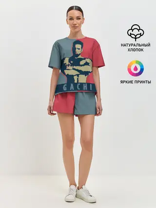 Женская пижама с шортами / GACHI RB 3D