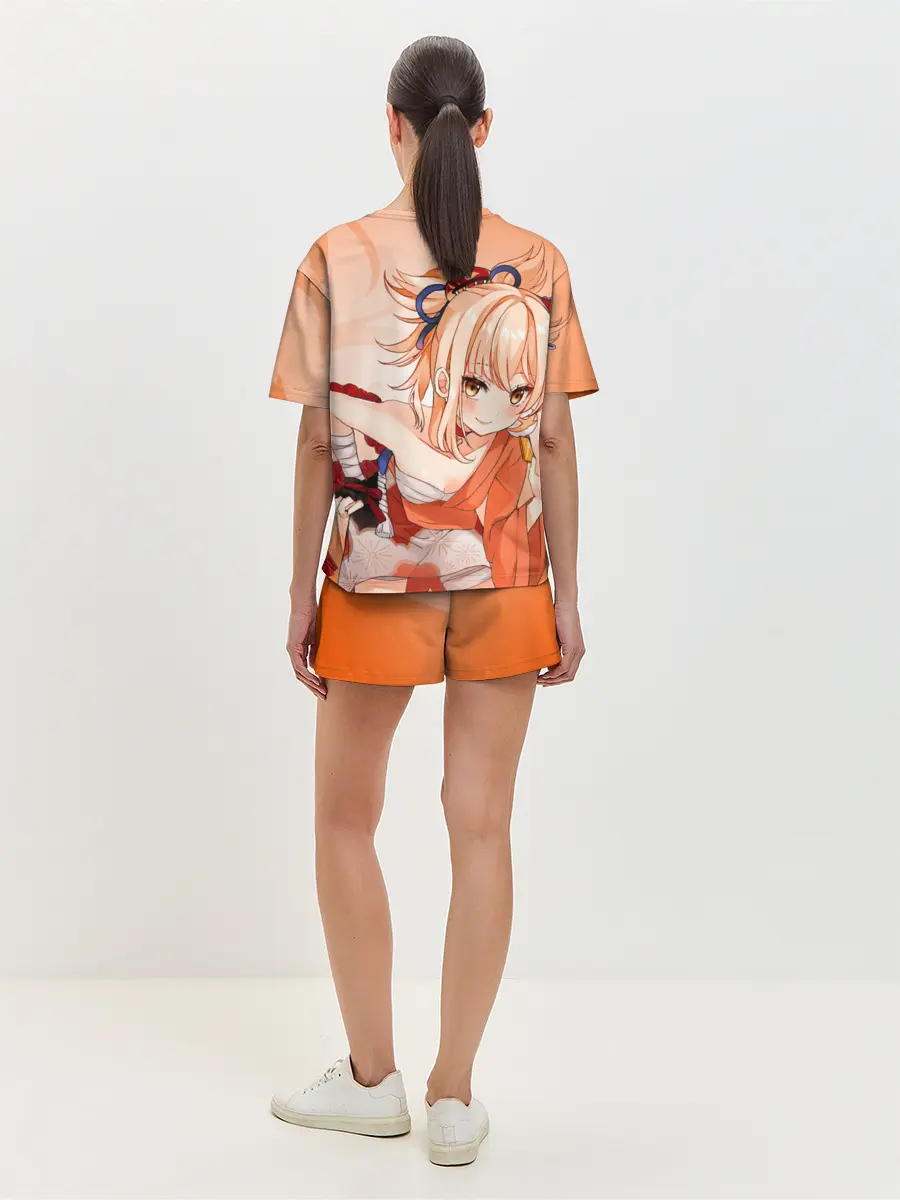 Женская пижама с шортами / Genshin Impact, Ёимия