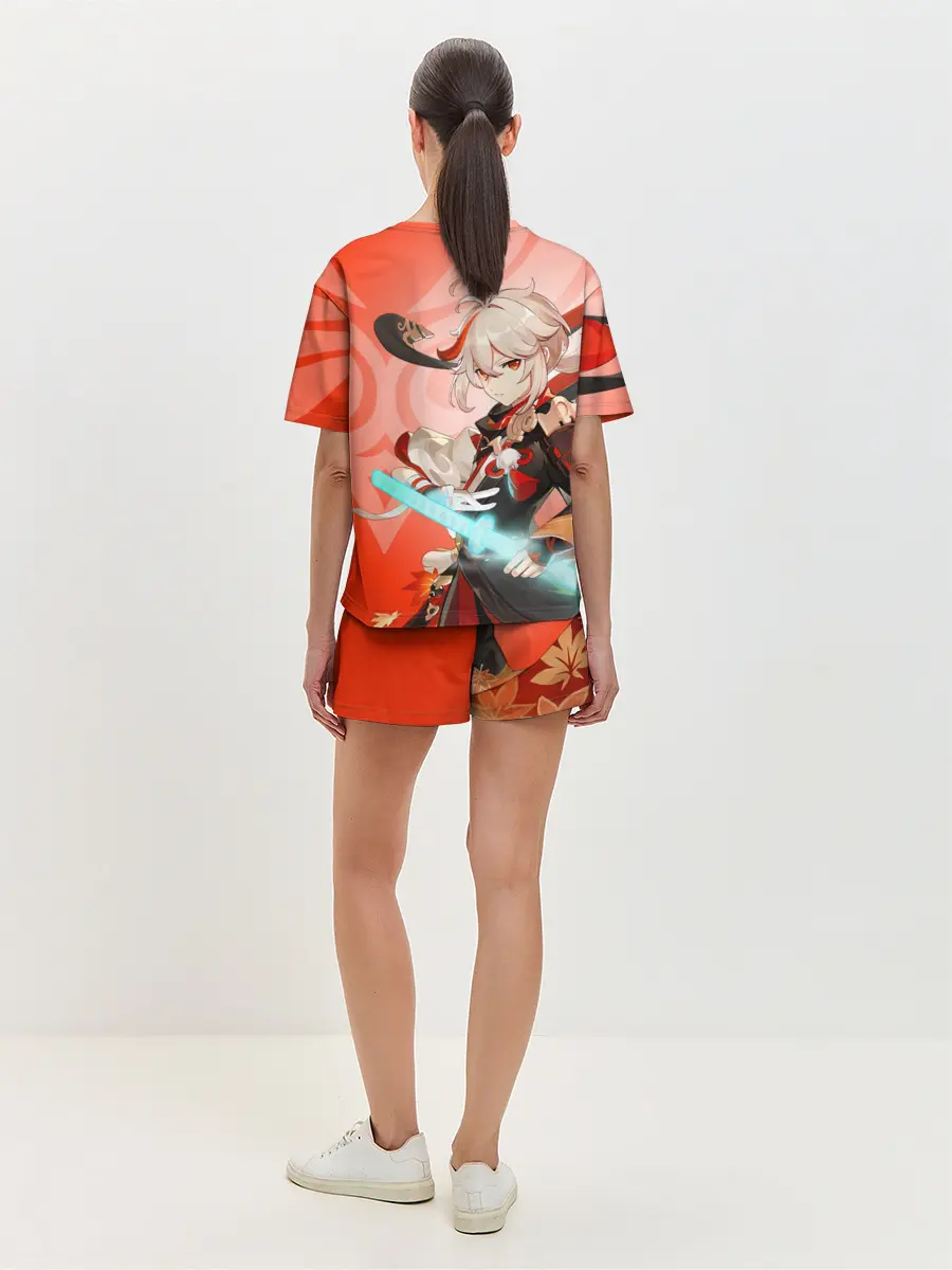 Женская пижама с шортами / Genshin Impact, Кадзуха