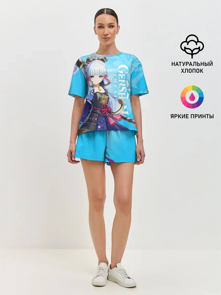 Женская пижама с шортами / Genshin Impact, Аяка