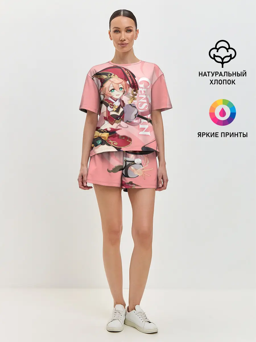 Женская пижама с шортами / Genshin Impact, Янь Фэй