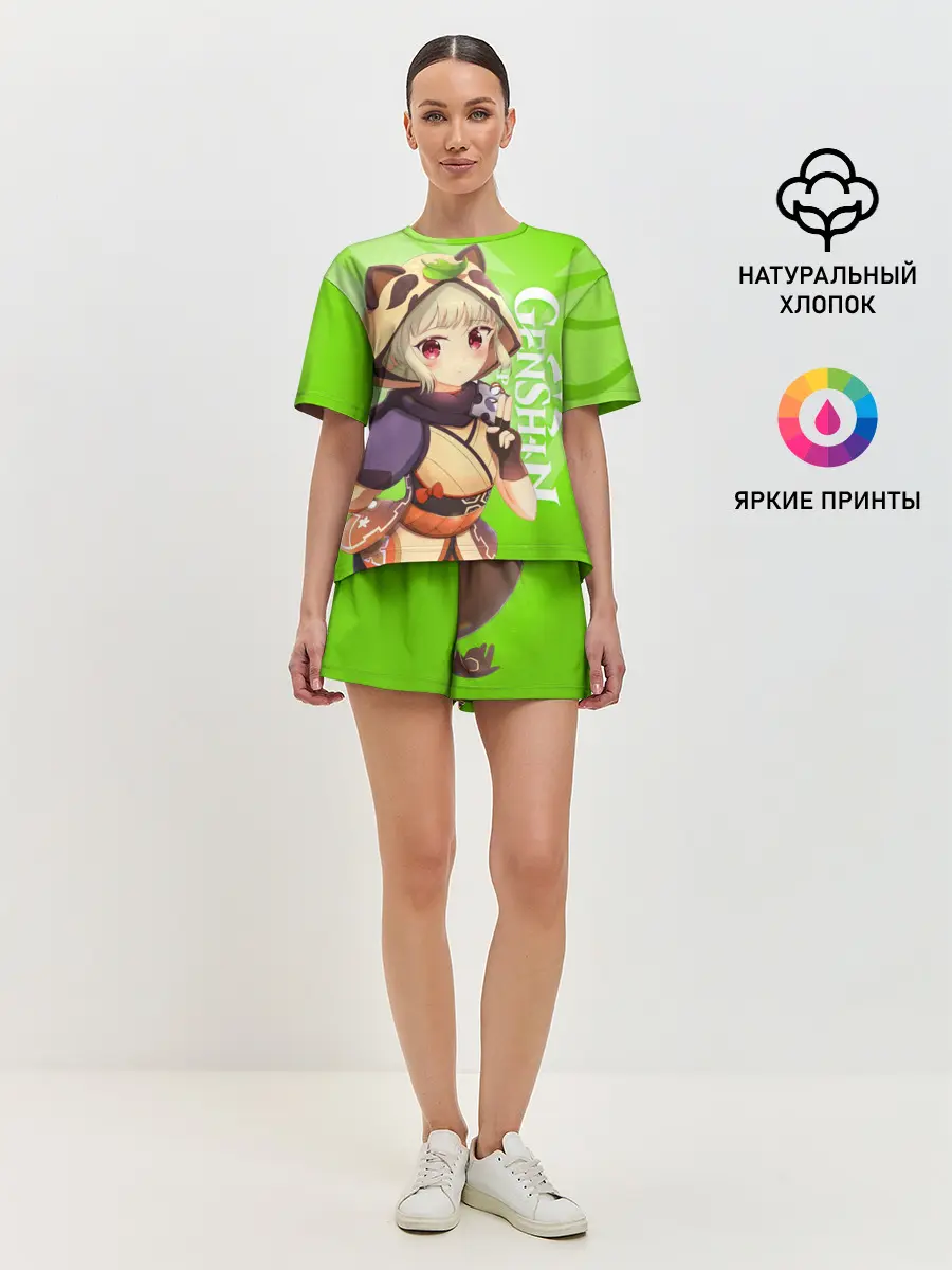 Женская пижама с шортами / Genshin Impact, Саю