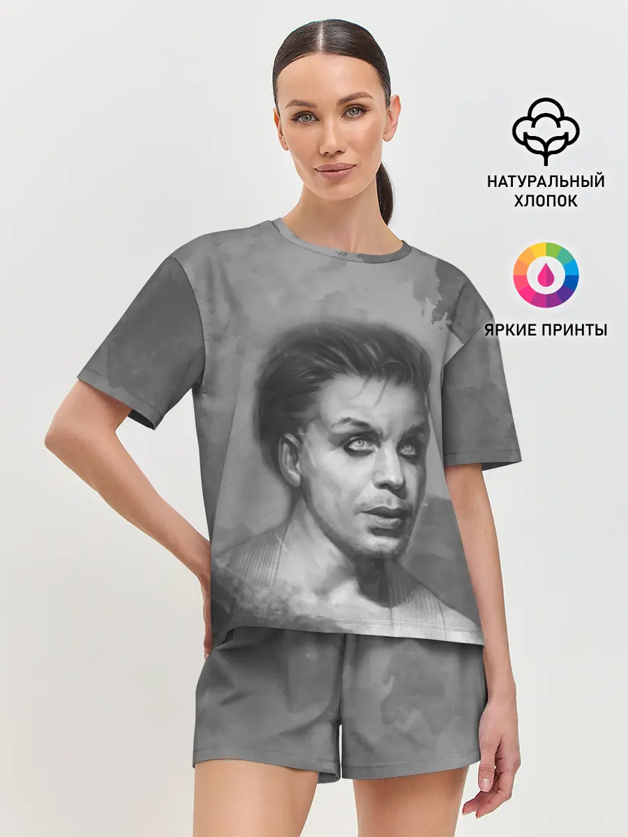 Женская пижама с шортами / Тилль Линдеманн | РАМШТАЙН