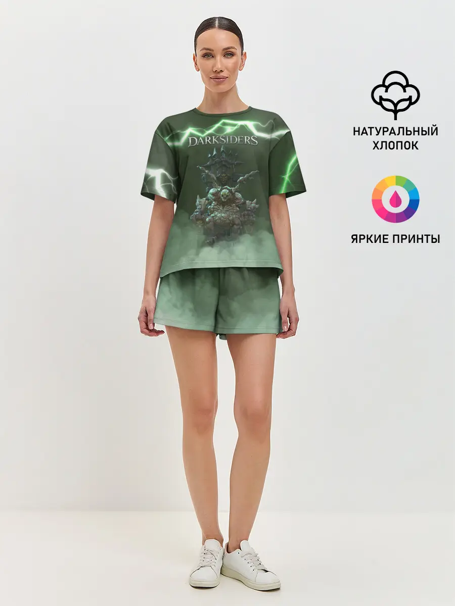 Женская пижама с шортами / Darksiders | Гнев Войны