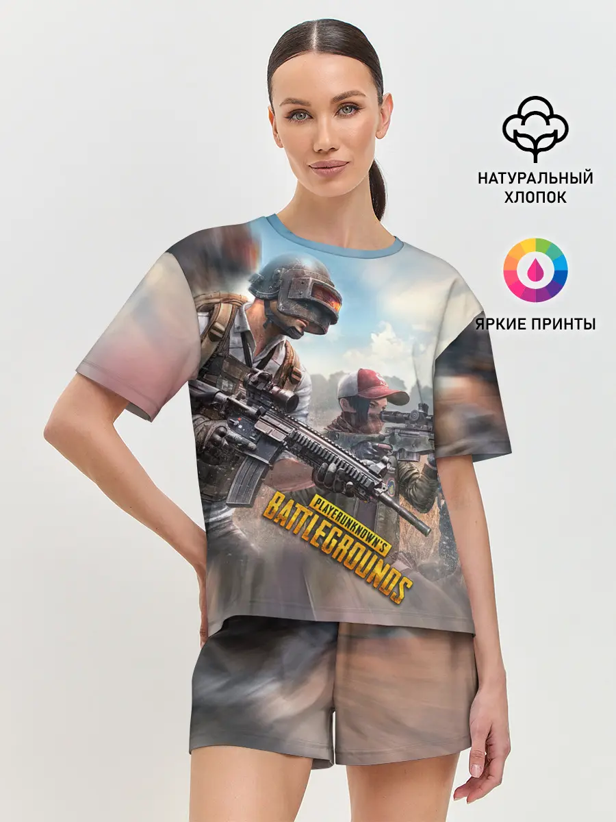 Женская пижама с шортами / Королевская битва | ПУБГ