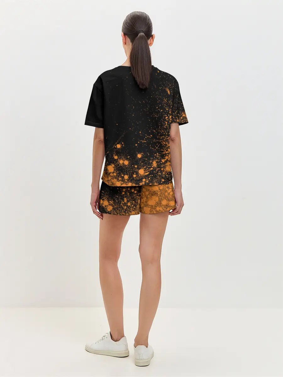 Женская пижама с шортами / Foxy - Paint