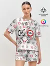 Женская пижама с шортами / восемнадцать плюс
