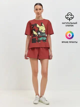 Женская пижама с шортами / Аттака Пикачу