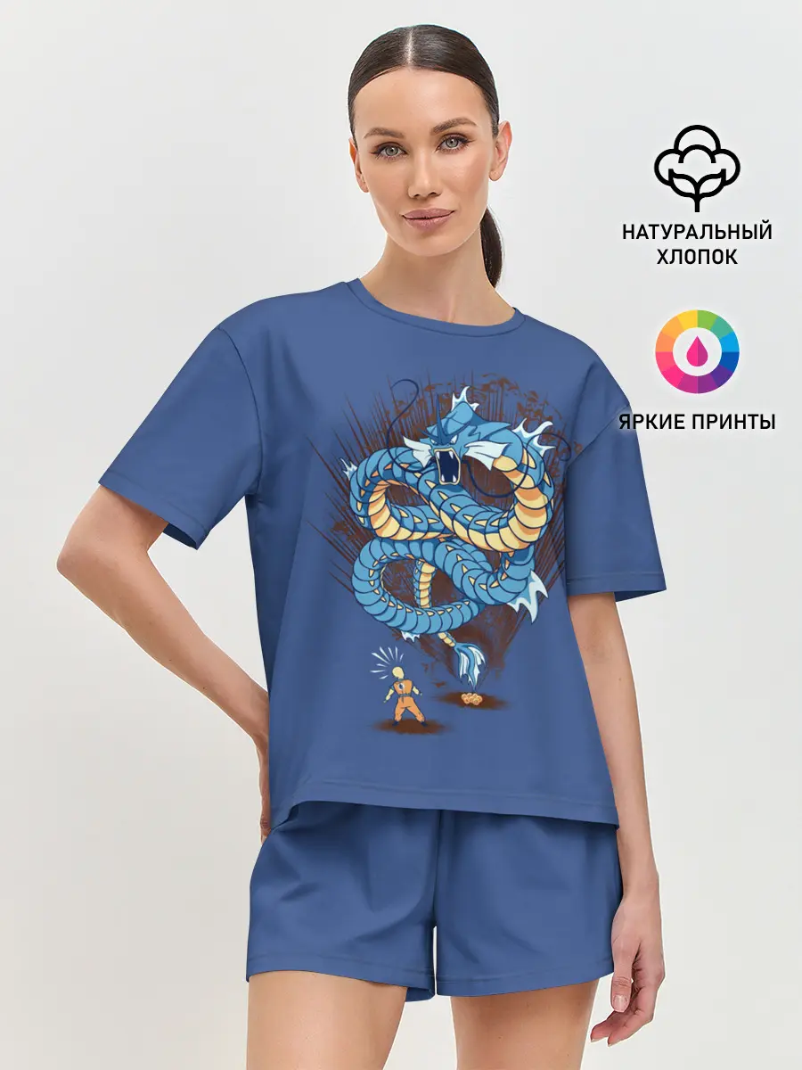 Женская пижама с шортами / Gyarados