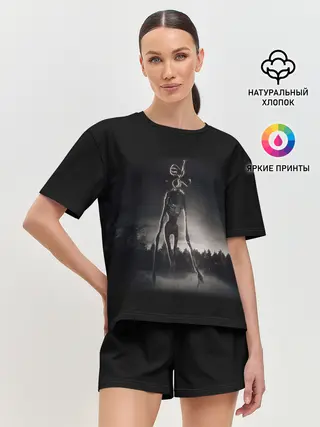 Женская пижама с шортами / СИРЕНОГОЛОВЫЙ