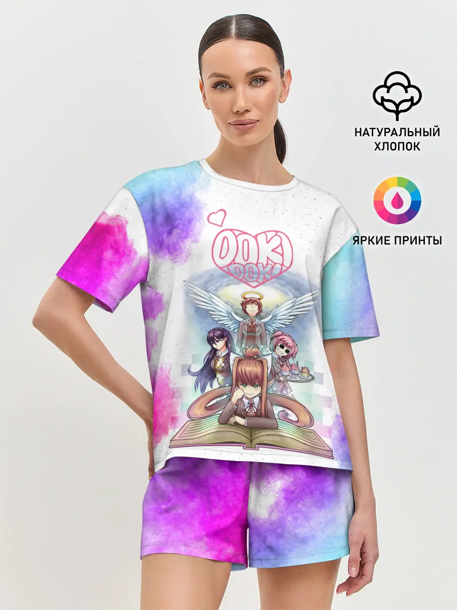 Женская пижама с шортами / Doki Doki | Доки Доки