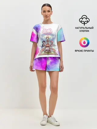 Женская пижама с шортами / Doki Doki | Доки Доки