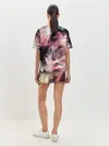 Женская пижама с шортами / Абстрактные розы