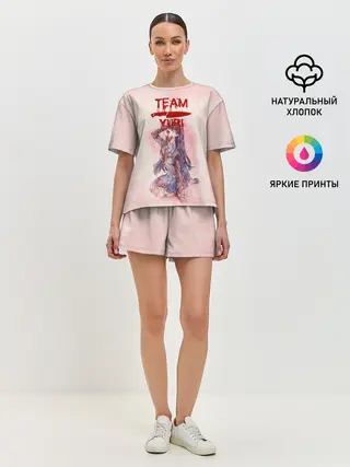 Женская пижама с шортами / Team Yuri | Доки Доки