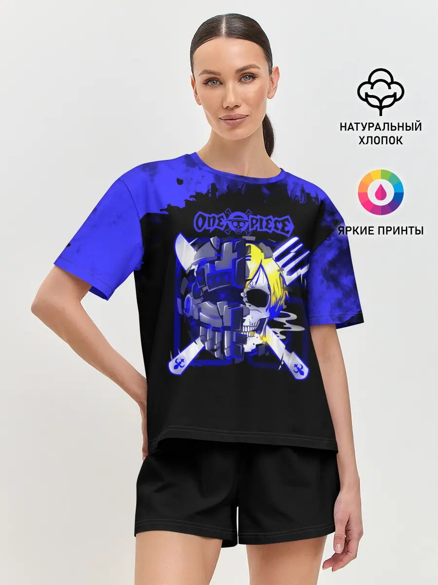 Женская пижама с шортами / Винсмок Санджи One Piece