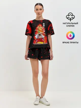 Женская пижама с шортами / Санджи, Зоро и Луффи One Piece