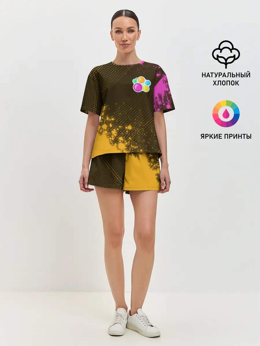 Женская пижама с шортами / Симпл Димпл - Краска