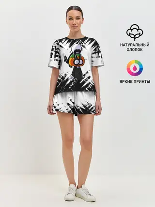 Женская пижама с шортами / Скид и Памп FNF