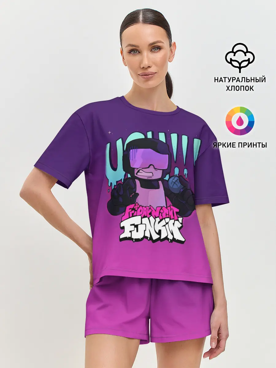 Женская пижама с шортами / Сержант Джон Капитан