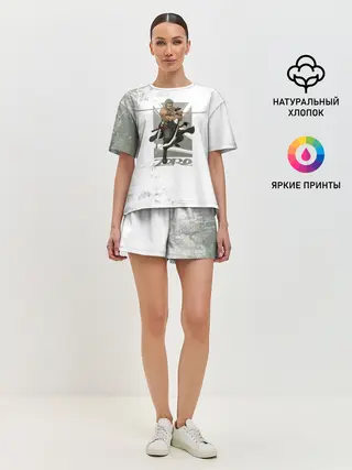 Женская пижама с шортами / Зоро One Piece. Большой куш