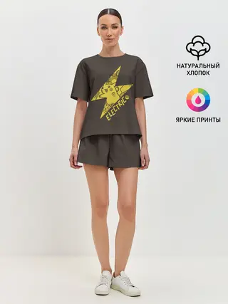 Женская пижама с шортами / Электрические покемоны