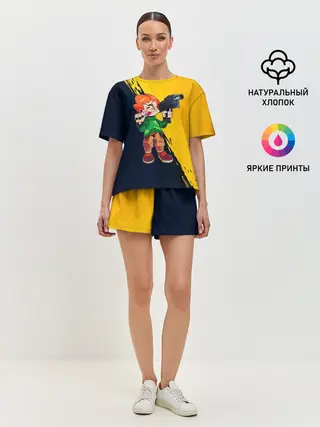 Женская пижама с шортами / FNF PICO / ПИКО