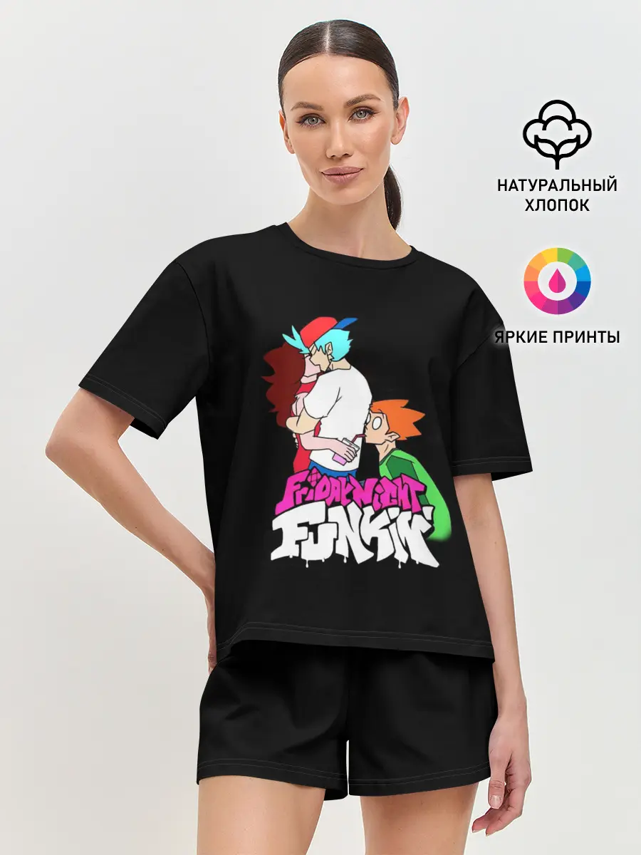 Женская пижама с шортами / Boyfriend, Girlfriend and Pico