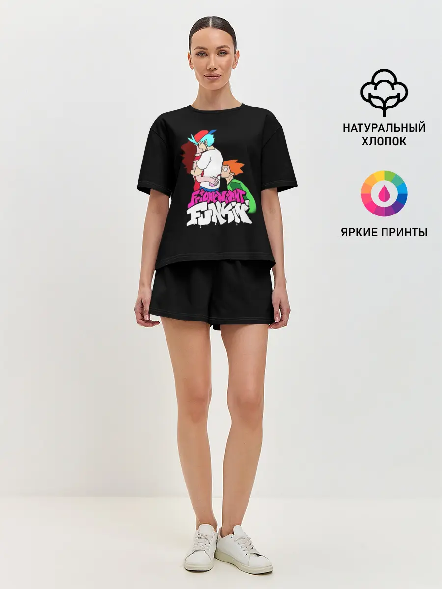 Женская пижама с шортами / Boyfriend, Girlfriend and Pico