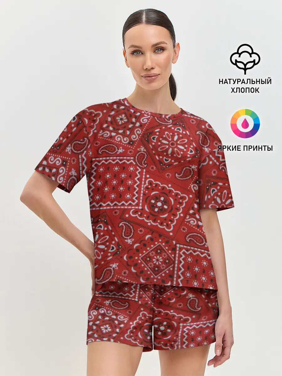 Женская пижама с шортами / БЛАДС | BLOODS