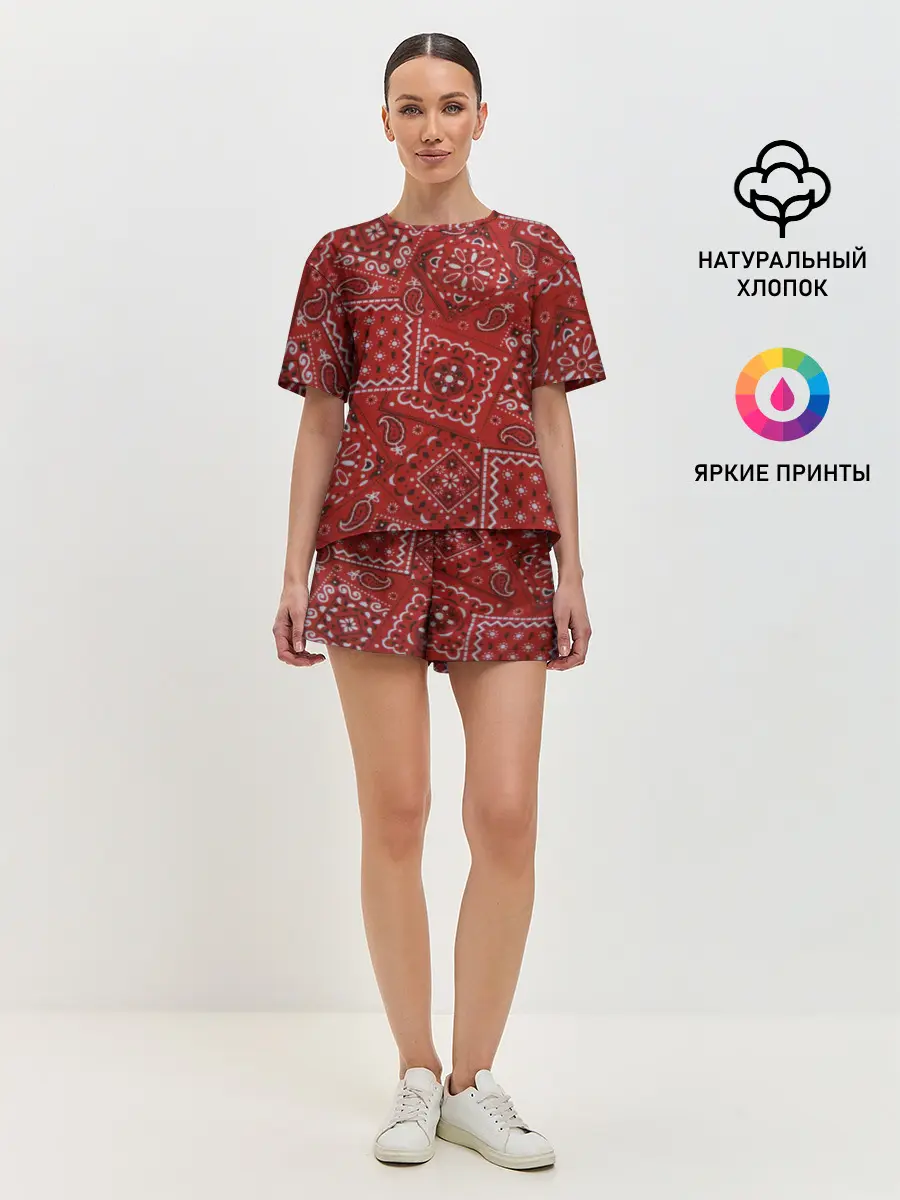 Женская пижама с шортами / БЛАДС | BLOODS