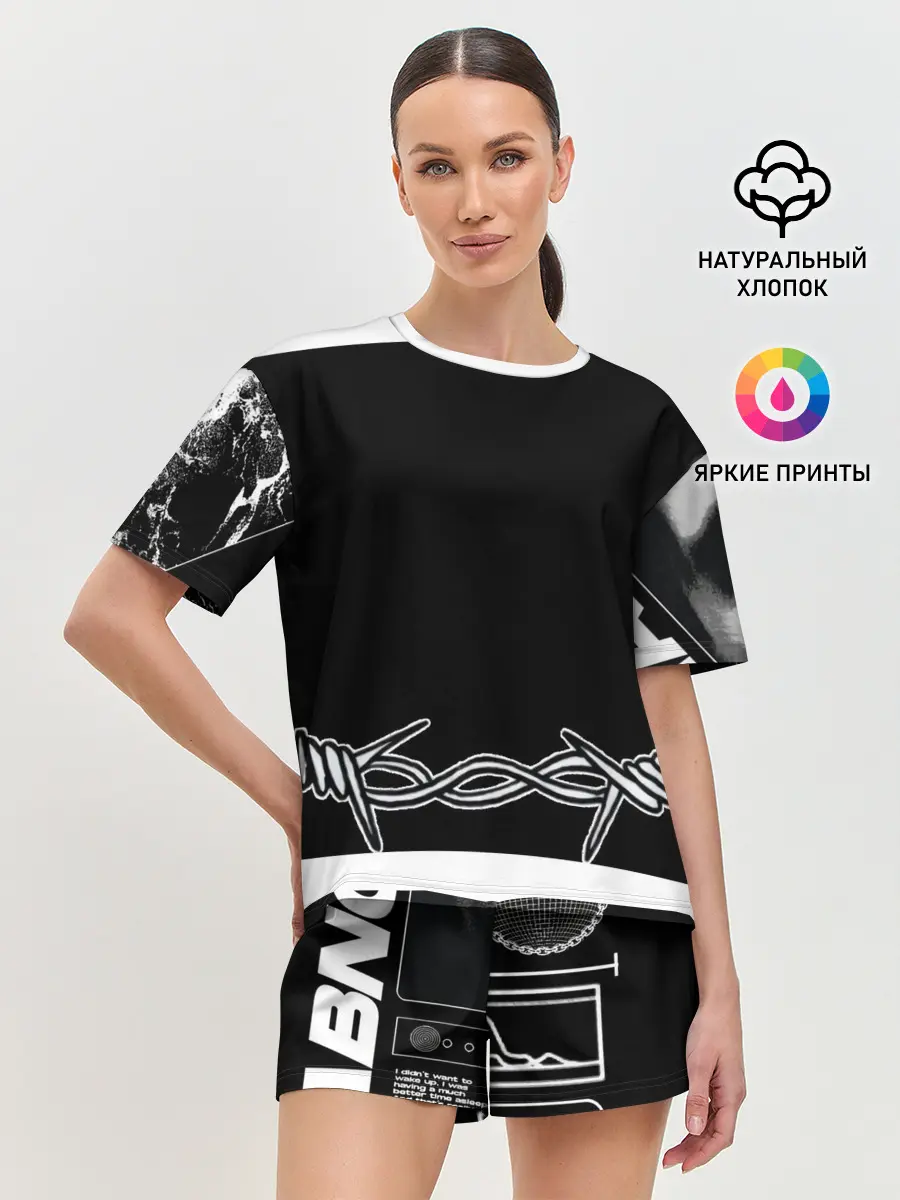 Женская пижама с шортами / Abnormal