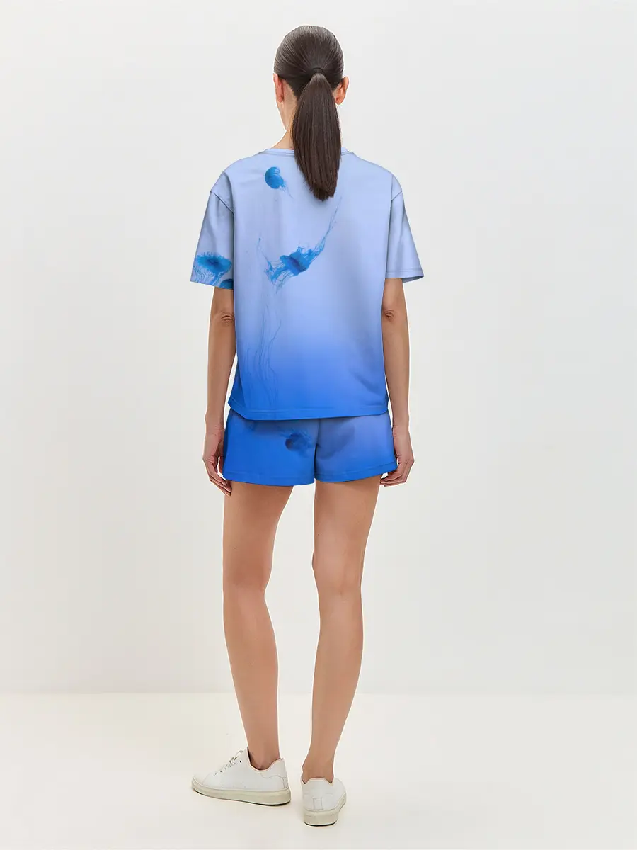 Женская пижама с шортами / МЕДУЗЫ | ГРАДИЕНТ